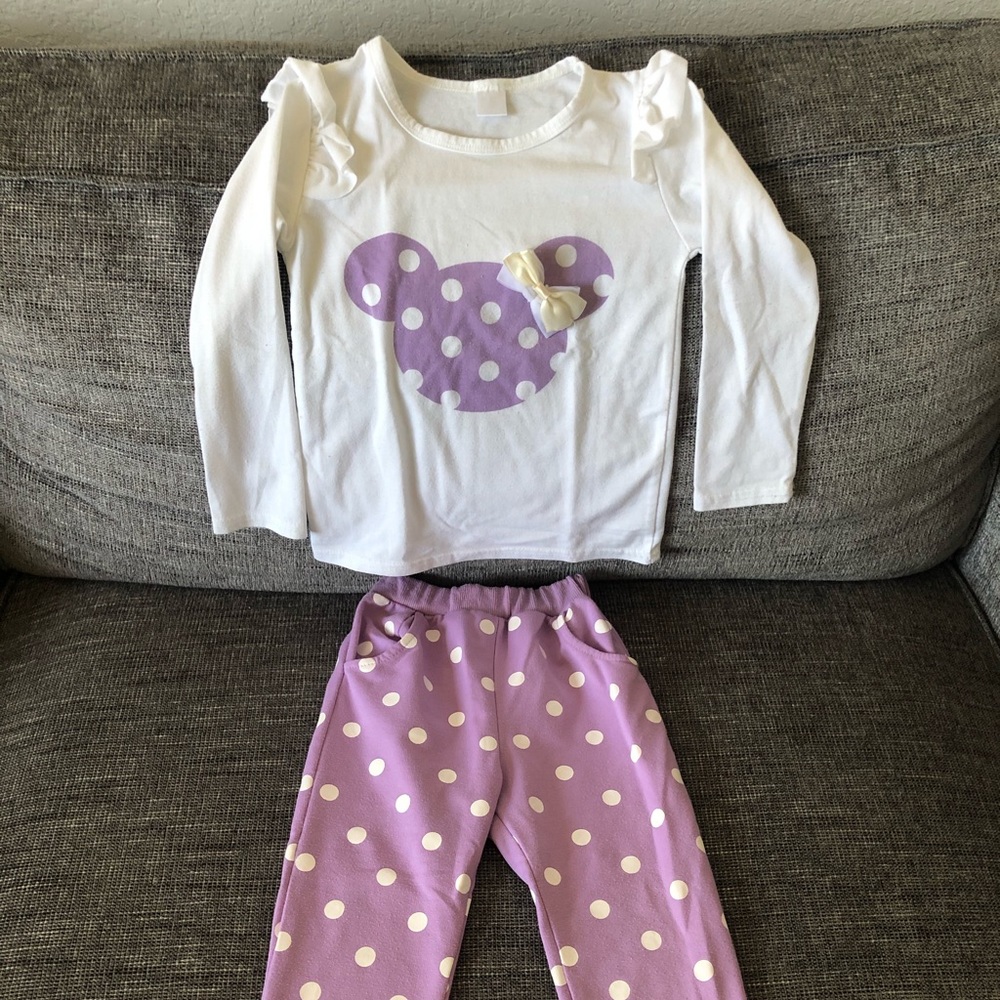 Baby Kids Toddler Mickey/Minnie outfits 3 Total